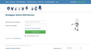 
                            9. Melden Sie sich mit Ihrem Online-OCR-Konto, um konvertieren von ...