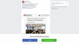 
                            5. Meleam Spa - Presentata la nuova piattaforma e-Learning !... | Facebook
