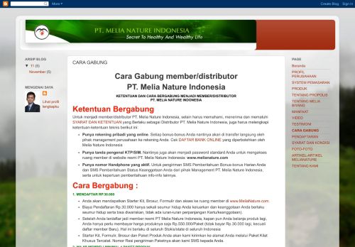 
                            13. MELIA NATURE INDONESIA: CARA GABUNG