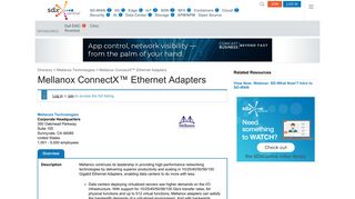 
                            9. Mellanox ConnectX™ Ethernet Adapters | SDN - SDxCentral