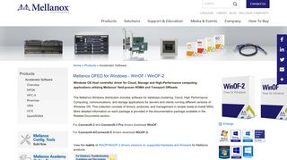 
                            4. Mellanox Products: Mellanox OFED for Windows - WinOF / WinOF-2