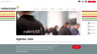 
                            11. melles & stein - Messe-Service, Agentur-Jobs