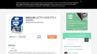
                            12. MELLIN LATTE CRESCITA 3 500ML - Parafarmaci | Starbene.it