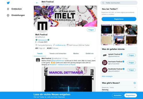 
                            9. Melt Festival (@meltfestival) | Twitter