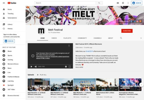 
                            12. Melt Festival - YouTube