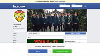 
                            6. Melville High School - Home | Facebook