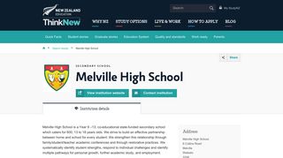 
                            7. Melville High School | Study in New Zealand, New Zealand