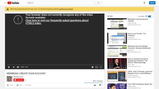 
                            4. MEMBEAN: CREATE YOUR ACCOUNT - YouTube