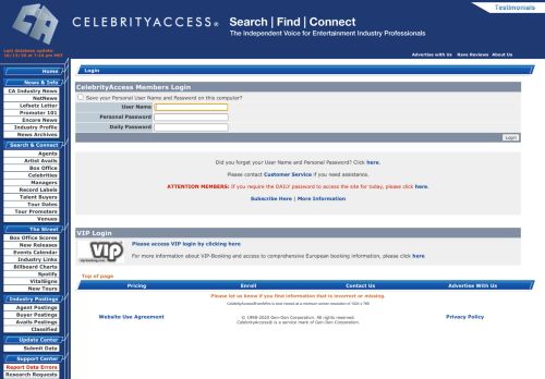 
                            7. member access - CelebrityAccess