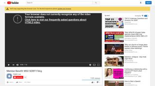 
                            7. Member Benefit: MSO SERFF Filing - YouTube