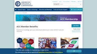
                            4. Member Benefits and Resources - American College of Cardiology