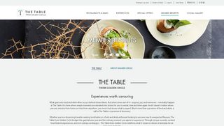 
                            9. Member Benefits | The Table from Golden Circle | Shangri ...