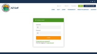 
                            6. Member dashboard - Arizona Golf Association