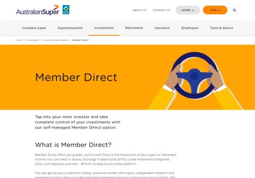 
                            6. Member Direct | AustralianSuper