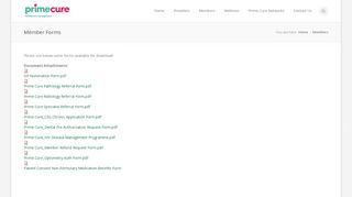 
                            9. Member Forms | Primecure