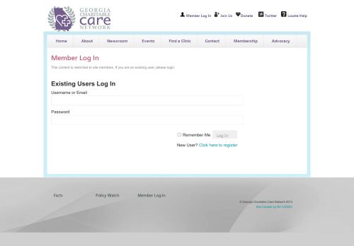 
                            11. Member Log In - Georgia Charitable Care Network
