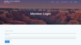 
                            11. Member Login – AWMA Grand Canyon Section
