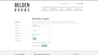 
                            9. Member Login - Belden Barns