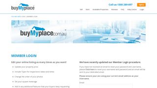 
                            13. Member Login - buyMyplace