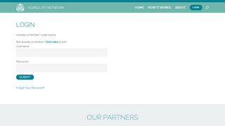 
                            3. Member Login - Caregiver Resource Platform | Aging Life Network