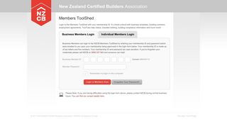 
                            3. Member login - Certified Builders Association - NZCB