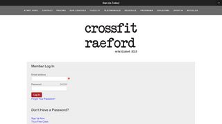 
                            12. Member Login — CrossFit Raeford
