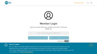 
                            12. Member Login - DENIC eG