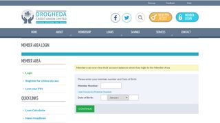 
                            4. Member Login - Drogheda Credit Union