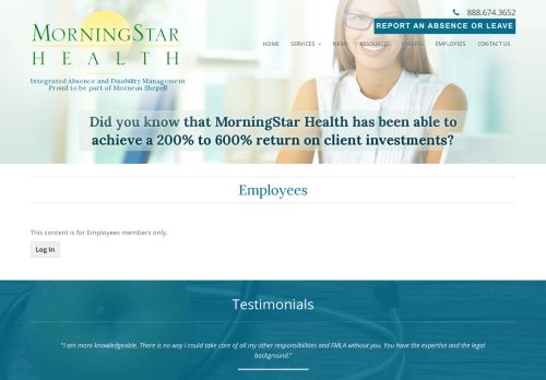 
                            4. Member Login | Employees | MorningStar Health