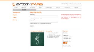 
                            9. Member Login | Entrypass