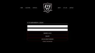 
                            7. MEMBER LOGIN — ETS Performance