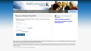 
                            6. Member Login - Healthy Connections
