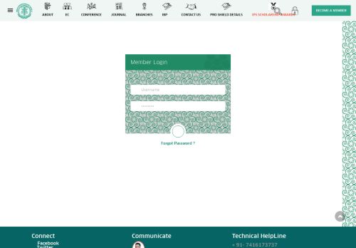 
                            11. Member Login - Indian Prosthodontic Society