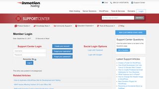
                            3. Member Login | InMotion Hosting