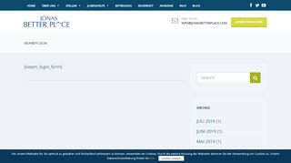
                            12. Member Login | Jonas Better Place GmbH