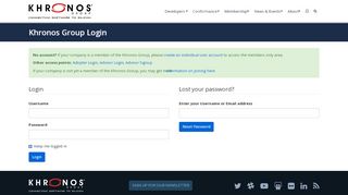 
                            4. Member Login - Khronos Group