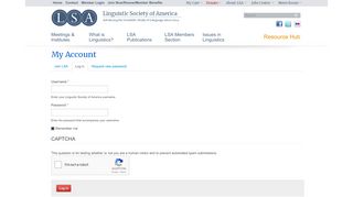 
                            3. Member Login - Linguistic Society of America