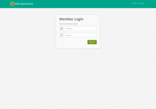 
                            13. Member Login - Login - PAU Seed Portal