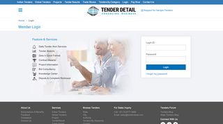 
                            3. Member Login - Login - Tender Detail
