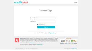 
                            10. Member Login - Marathi Shaadi