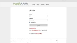 
                            2. Member Login - Meet Men & Women in Your Area on WebDate™