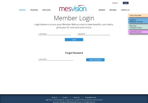 
                            3. Member Login | MESVision