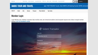 
                            7. Member Login | Mmbc Tour and Travel