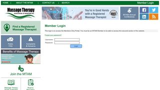 
                            1. Member Login - MTAM