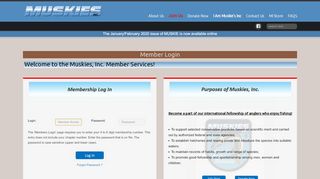 
                            6. Member Login | Muskies, Inc.