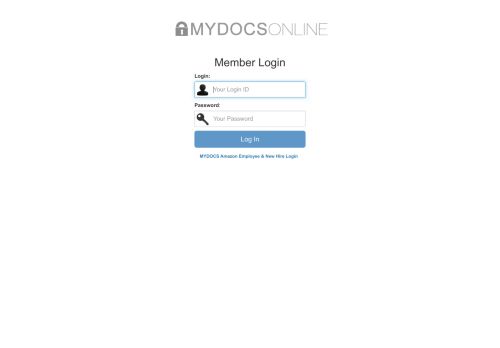 
                            1. Member Login - MyDocsOnline