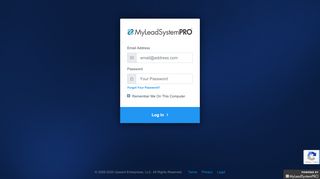 
                            1. Member Login - MyLeadSystemPRO