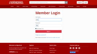 
                            1. Member Login - Myschool