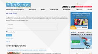 
                            4. Member Login - National AfterSchool Association