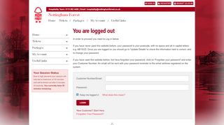 
                            8. Member Login - Nottingham Forest